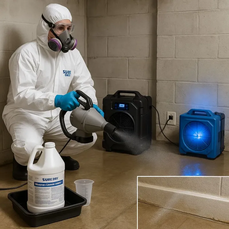 Sanitization and Odor Removal process in Tumwater, WA